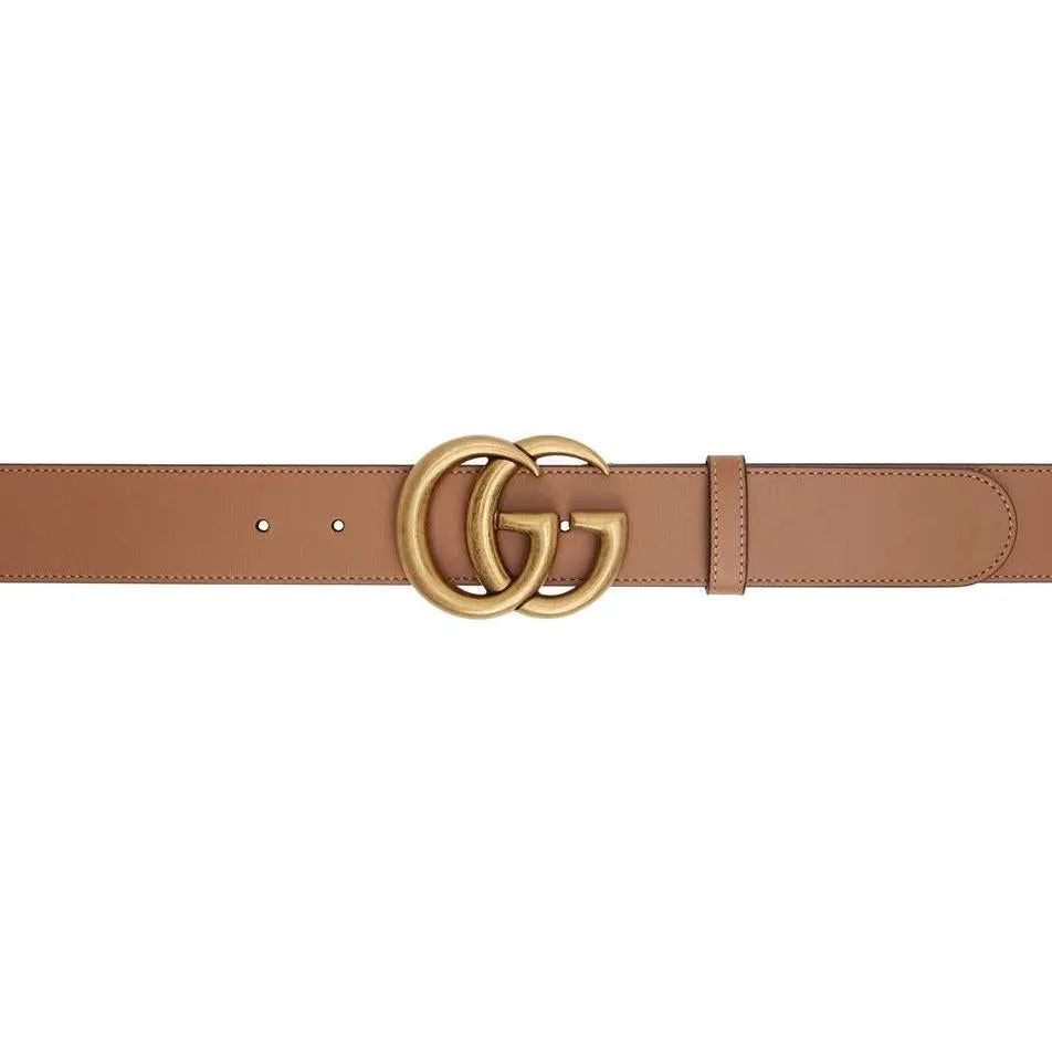 Gucci Tan GG Marmont Belt