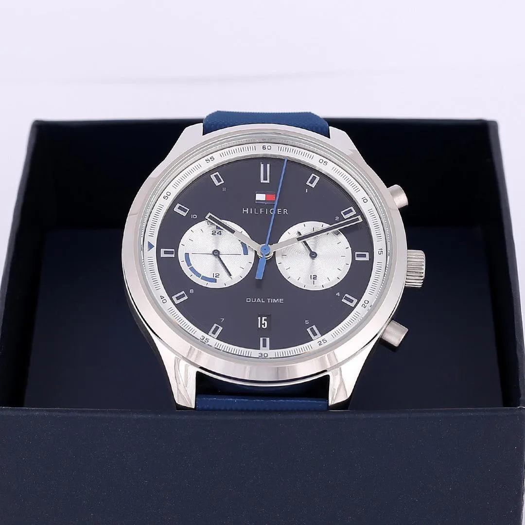HF Cool Sport Blue Rubber Strap Watch