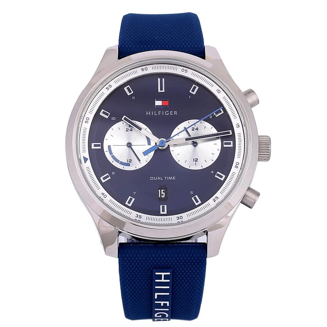 HF Cool Sport Blue Rubber Strap Watch