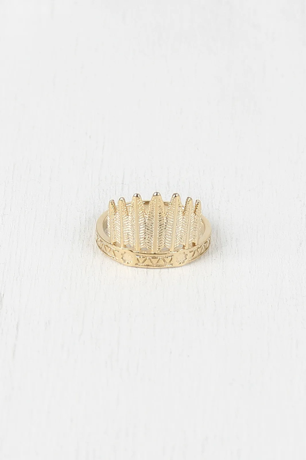 Indian Feather Headdress Ring
