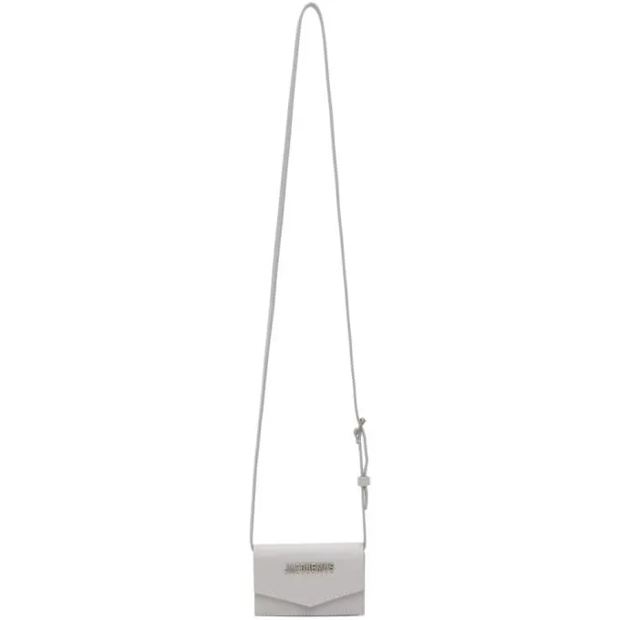 Jacquemus Grey Le Porte Azur Coin Pouch