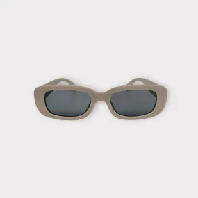 Kids 'Square Retro' Sunglasses - Coffee (UV400)