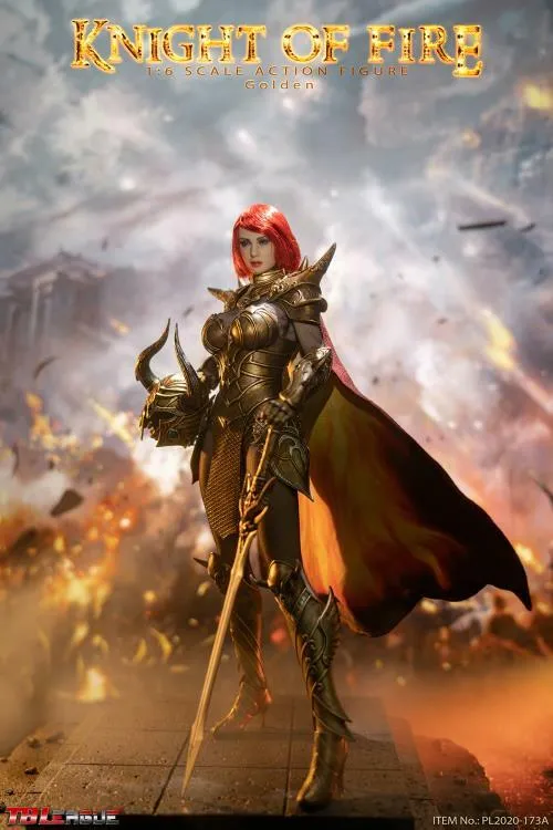 Knight Of Fire - Gold Ver. - Helmet