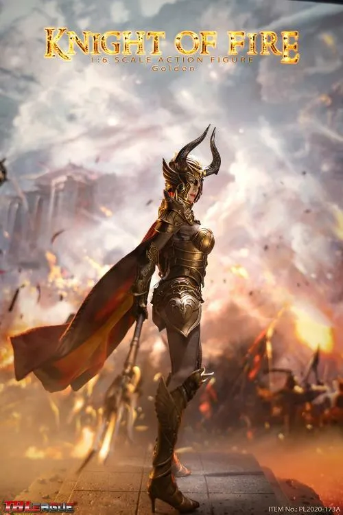 Knight Of Fire - Gold Ver. - Helmet