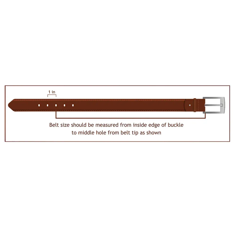 Laramie Hand Tooled Leather Belt