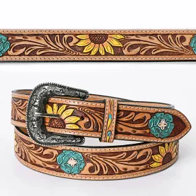 Laramie Hand Tooled Leather Belt