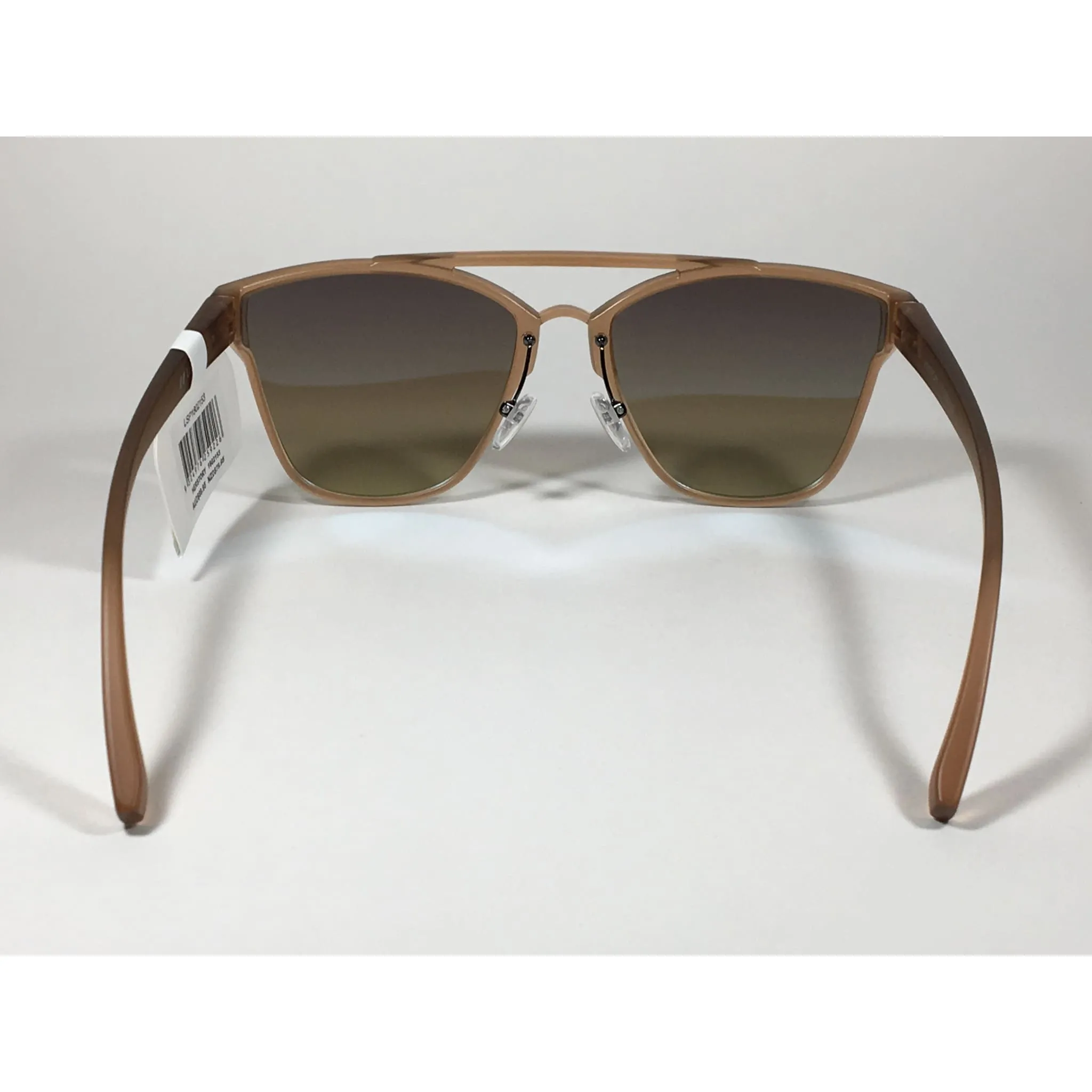 Le Specs Herstory Aviator Sunglasses Matte Ginger Frame Light Blue Mirror Lens LSP1802153