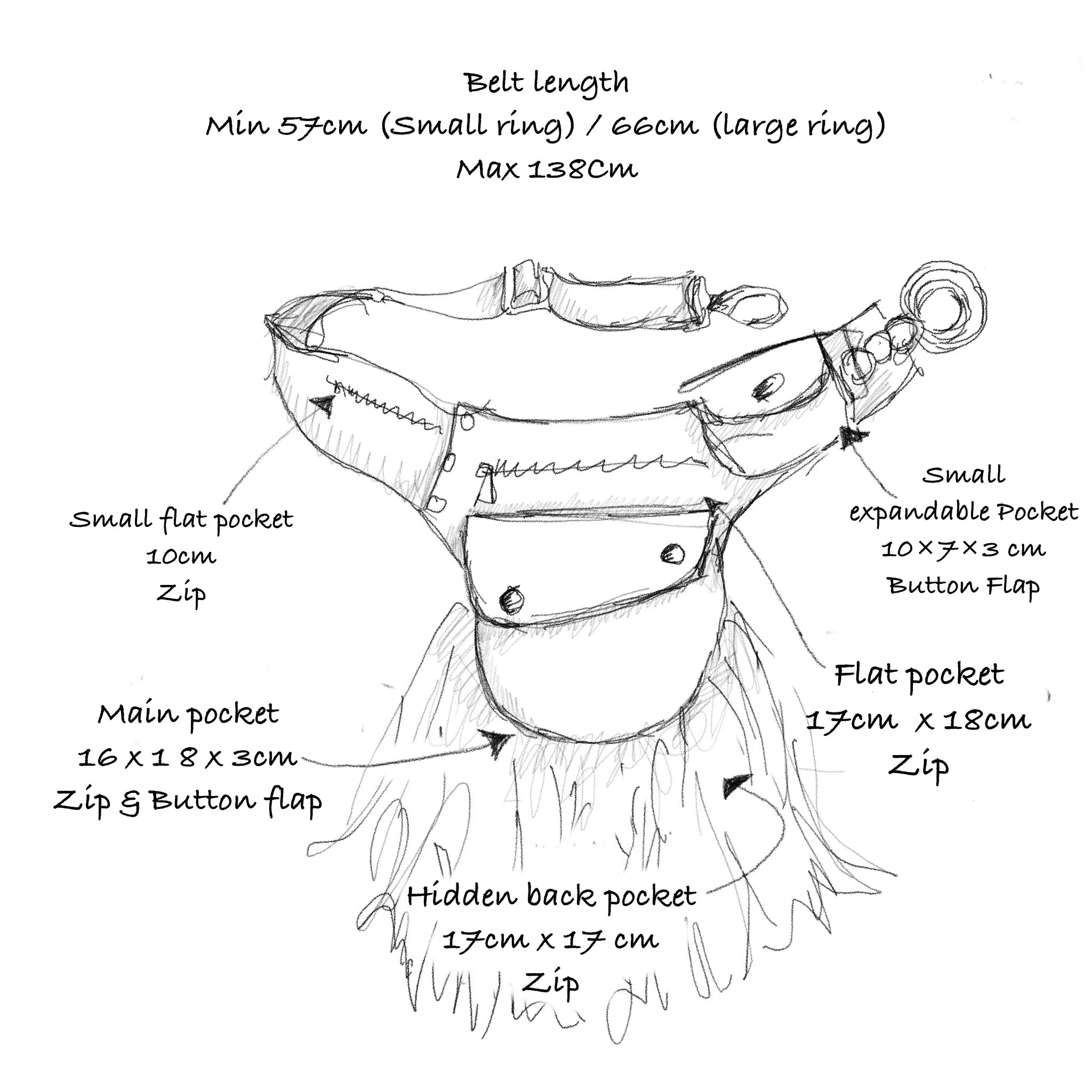 Leather Tassel Belt - Cinnamon