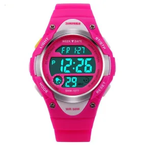 LED Rubber Strap Sport Watch