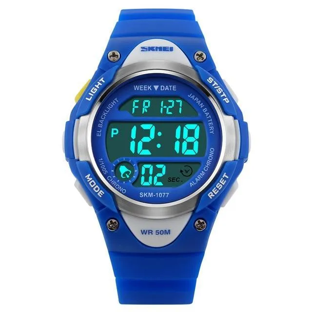 LED Rubber Strap Sport Watch