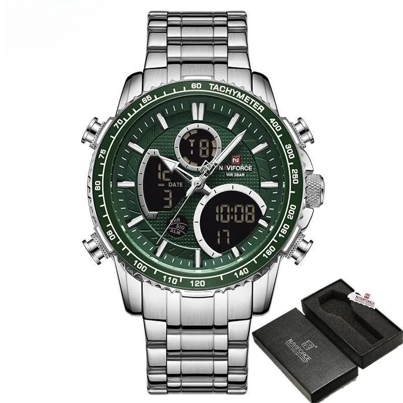 Luxury Brand Men Watch Big Dial Sport Waterproof Chronograph Quartz Casual Wristwatch