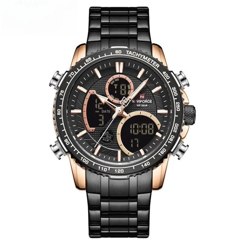 Luxury Brand Men Watch Big Dial Sport Waterproof Chronograph Quartz Casual Wristwatch