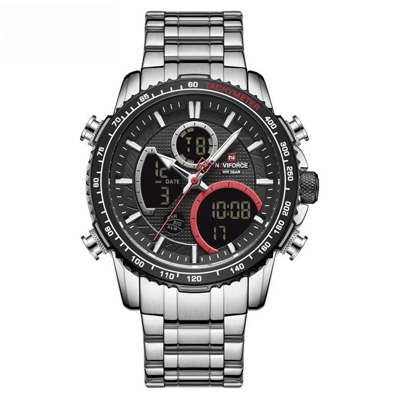 Luxury Brand Men Watch Big Dial Sport Waterproof Chronograph Quartz Casual Wristwatch