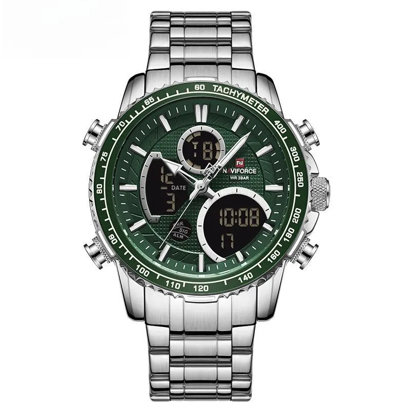 Luxury Brand Men Watch Big Dial Sport Waterproof Chronograph Quartz Casual Wristwatch