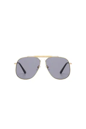 Malika Aviator Sunglasses Bone