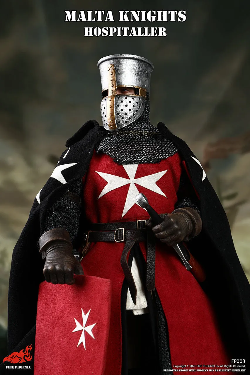Malta Knights - Templar - Metal Helmet w/Crest