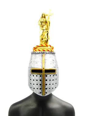 Malta Knights - Templar - Metal Helmet w/Crest