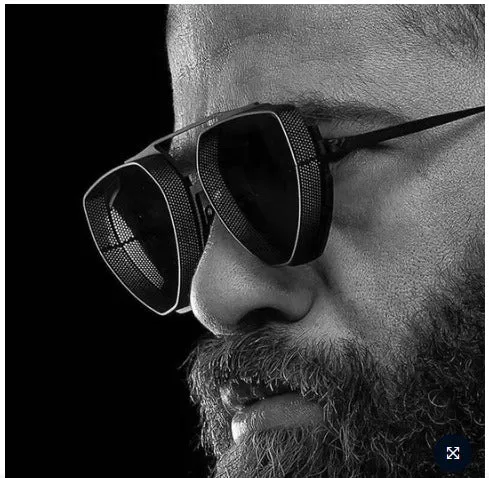 Marc Jacobs Unique Steampunk Lens Retro Brown Color Metal Frame Sunglasses UV 400 protection Anti Eyestrain High Quality Sunglass For Men's And Women's MJ-UV-401