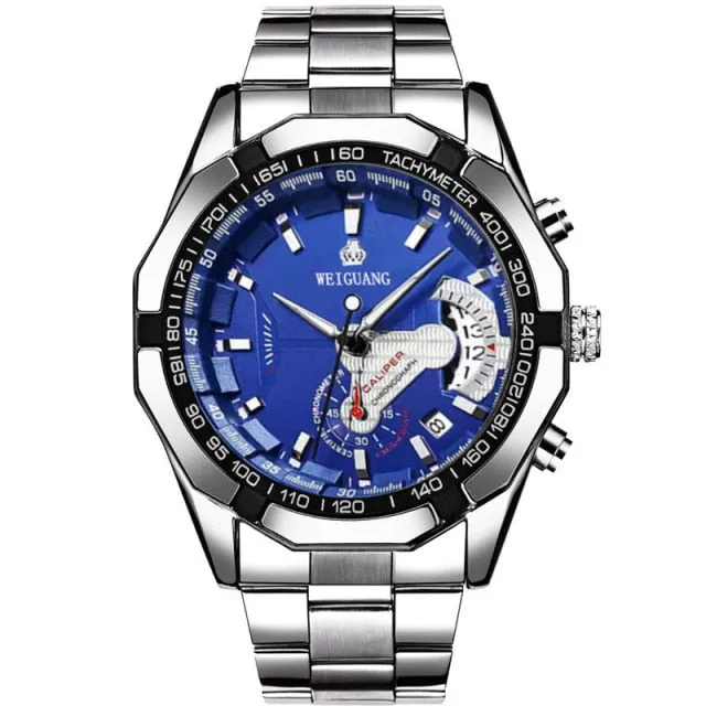 Men Luxury Calendar Quartz Wristwatch for Man Stylish Business Waterproof Luminous watch