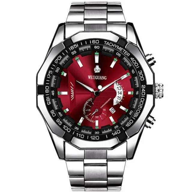 Men Luxury Calendar Quartz Wristwatch for Man Stylish Business Waterproof Luminous watch
