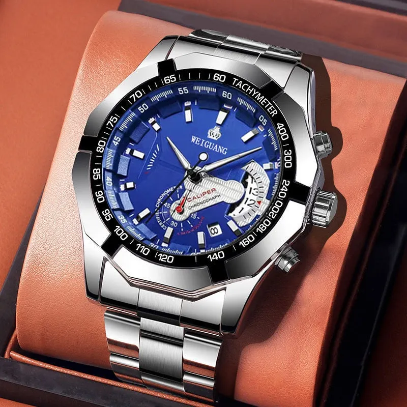 Men Luxury Calendar Quartz Wristwatch for Man Stylish Business Waterproof Luminous watch