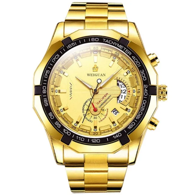 Men Luxury Calendar Quartz Wristwatch for Man Stylish Business Waterproof Luminous watch