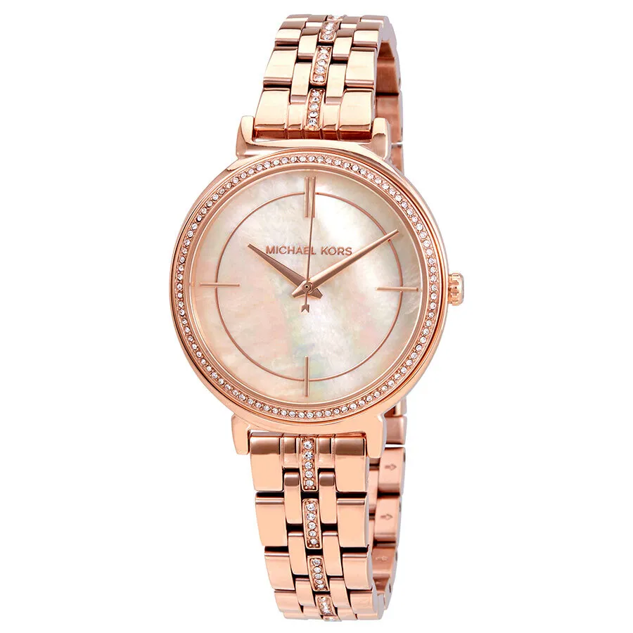 Michael Kors Cinthia Mother of Pearl Dial Ladies Watch MK3643