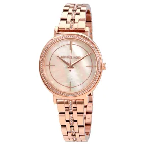 Michael Kors Cinthia Mother of Pearl Dial Ladies Watch MK3643