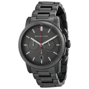 Michael Kors Pennant Chronograph Gunmetal Dial Gunmetal Ion-plated Men's Watch MK8371