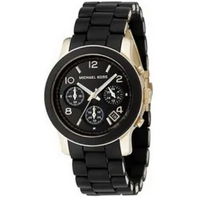 Michael Kors Women's Runway Black Watch MK5191