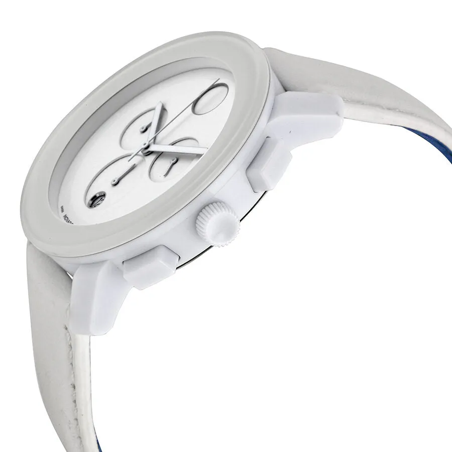 Movado Bold Chronograph All White Unisex Watch 3600025