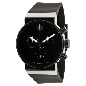 Movado Sapphire Synergy Black Dial Chronograph Men's Watch 0606501