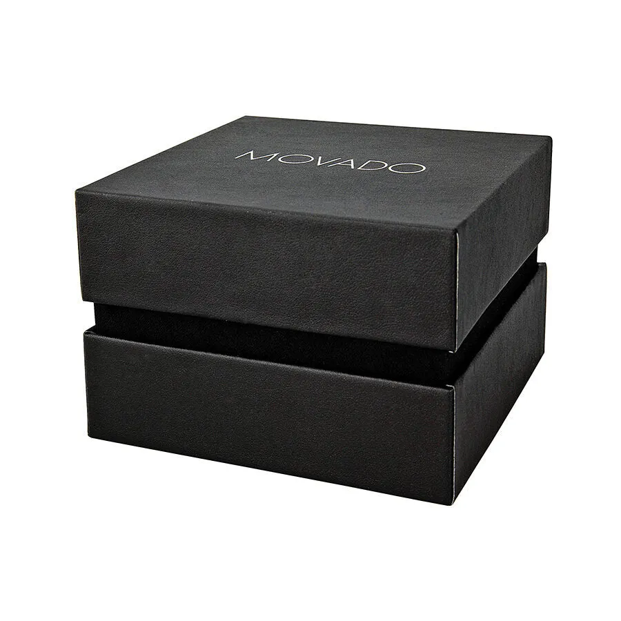 Movado Sapphire Synergy Black Dial Chronograph Men's Watch 0606501