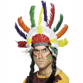 Native American Inspired Long Chief Headdress