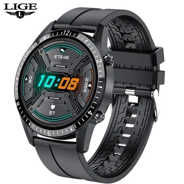 NEW MENS WATCHES - Full circle touch screen steel Band luxury Bluetooth call Sport Activity Smart watch