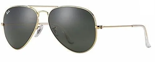 New RAY BAN RB3025 Aviator Sunglasses - Gold (L0205)