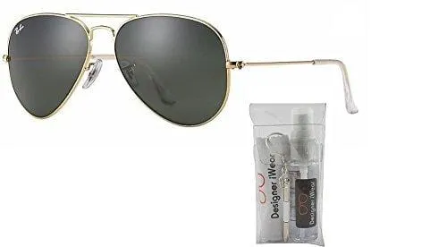 New RAY BAN RB3025 Aviator Sunglasses - Gold (L0205)