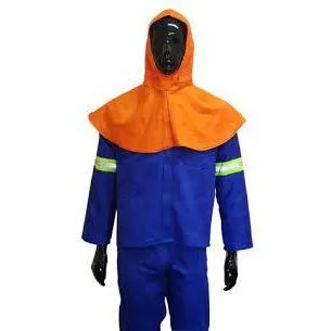 Orange flame retardant welding hood