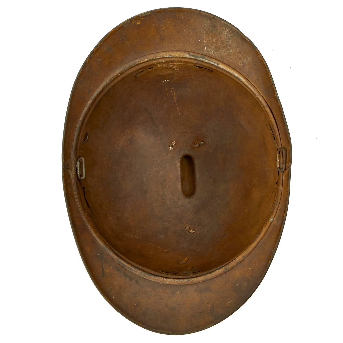 Original Belgian WWII Model 1926 Adrian Type Infantry Helmet with Lion Badge - Shell