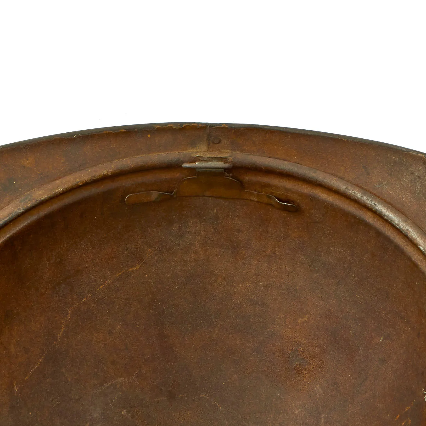 Original Belgian WWII Model 1926 Adrian Type Infantry Helmet with Lion Badge - Shell