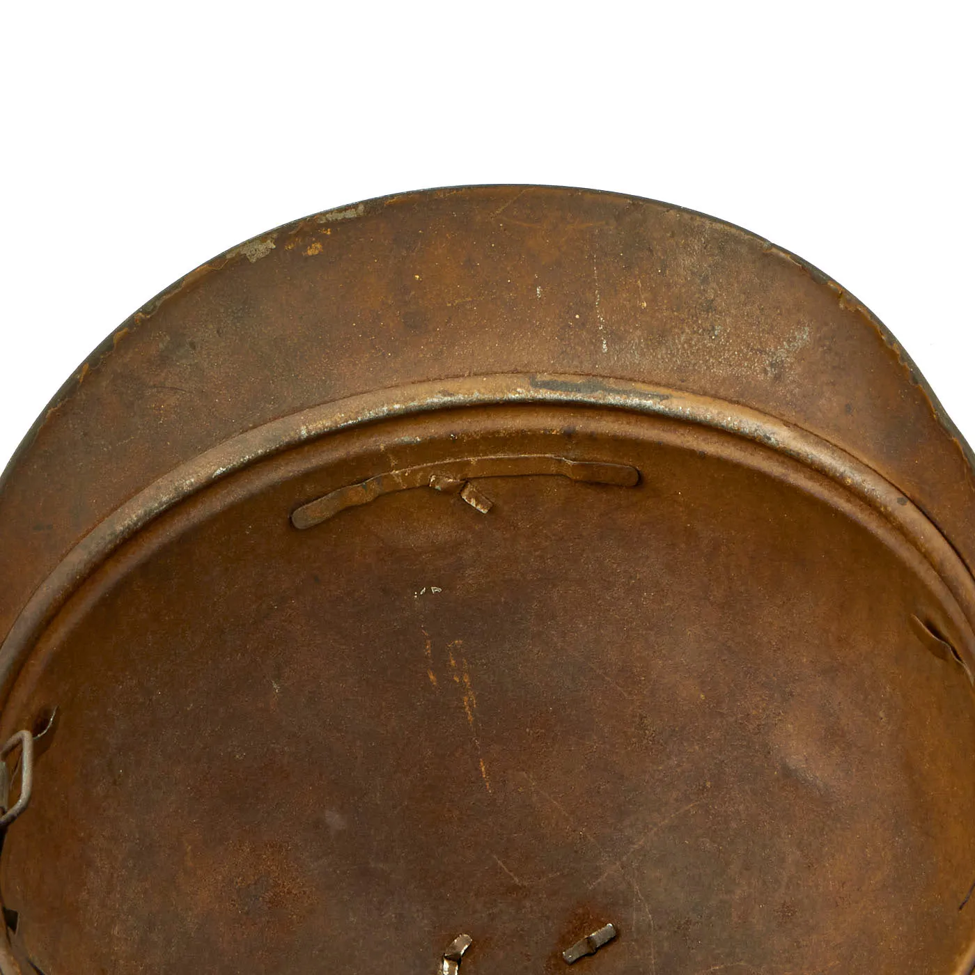 Original Belgian WWII Model 1926 Adrian Type Infantry Helmet with Lion Badge - Shell