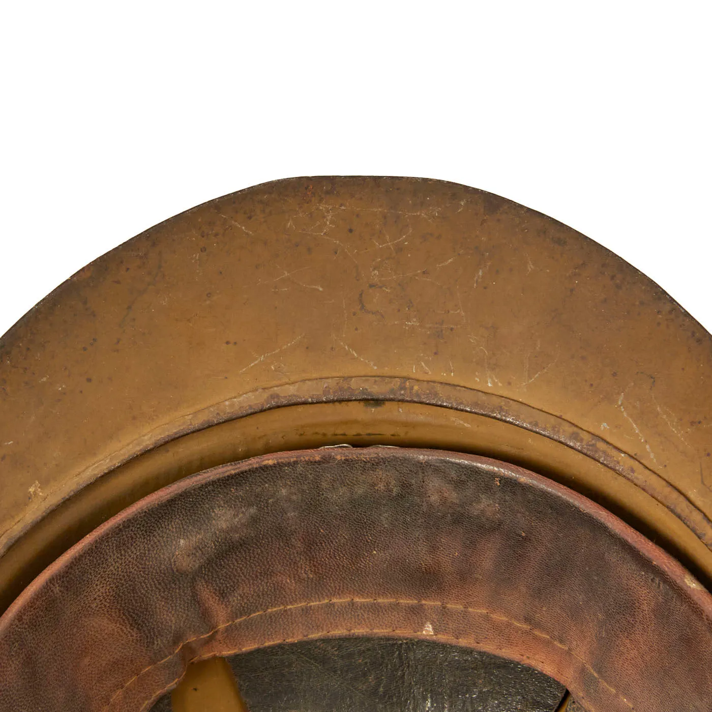 Original Belgian WWII Model 1926 Adrian Type Infantry Helmet with Lion Badge