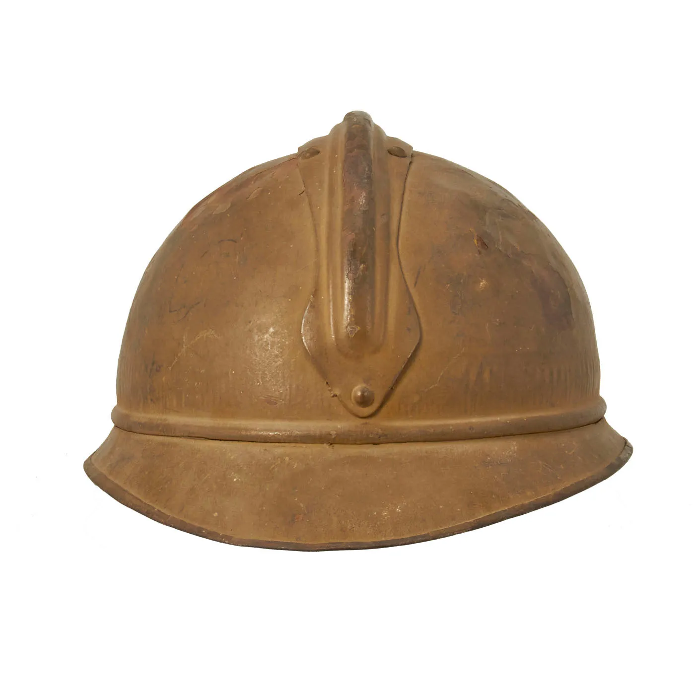 Original Belgian WWII Model 1926 Adrian Type Infantry Helmet with Lion Badge