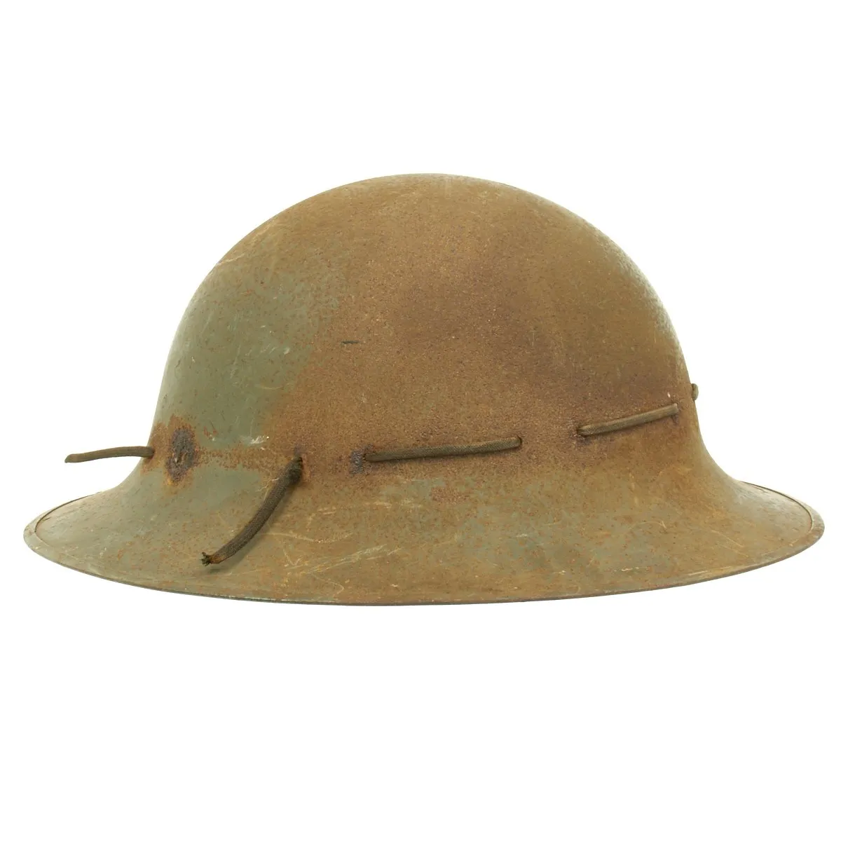 Original British WWII SFP Civil Defense Zuckerman Helmet - Dated February 1941
