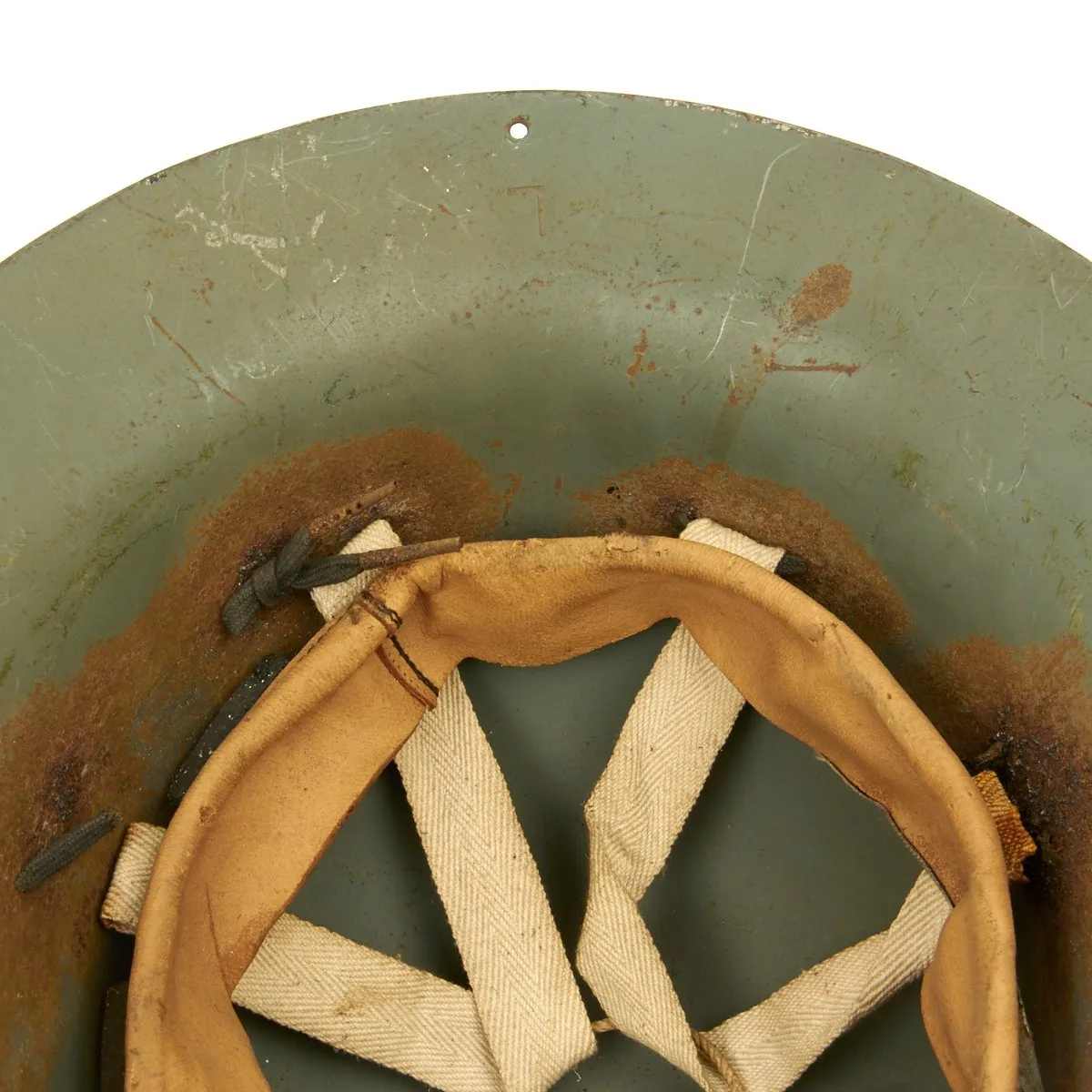 Original British WWII SFP Civil Defense Zuckerman Helmet - Dated February 1941