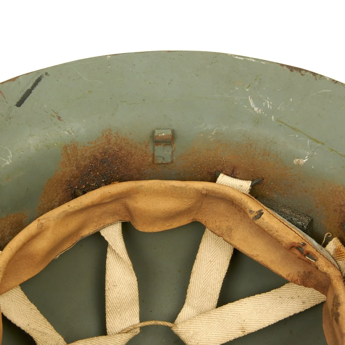 Original British WWII SFP Civil Defense Zuckerman Helmet - Dated February 1941