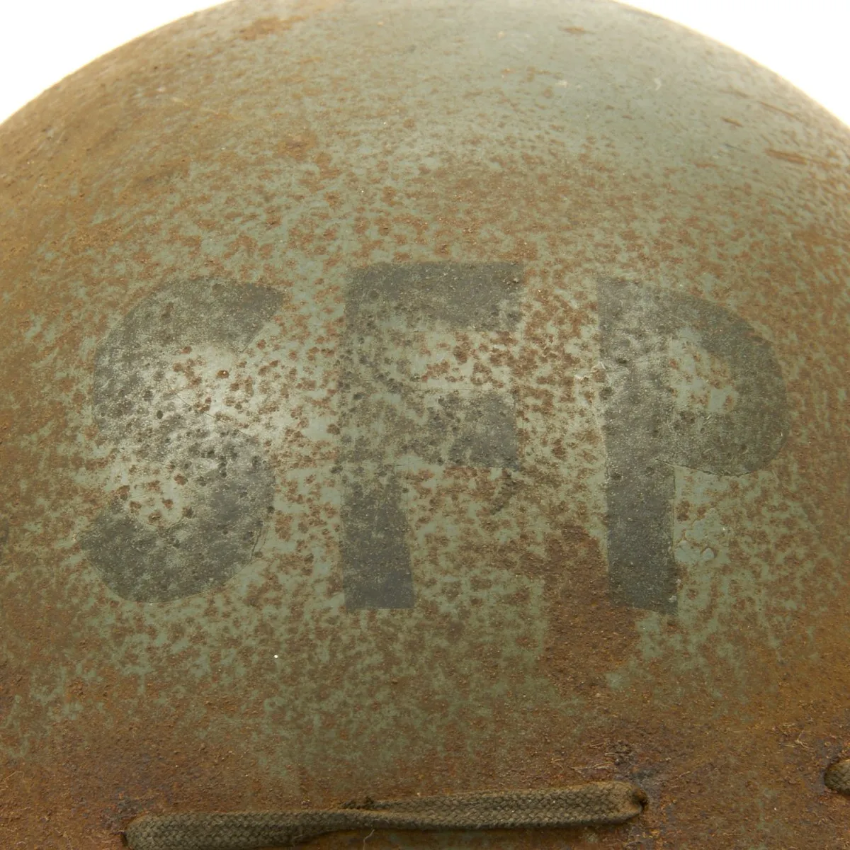 Original British WWII SFP Civil Defense Zuckerman Helmet - Dated February 1941