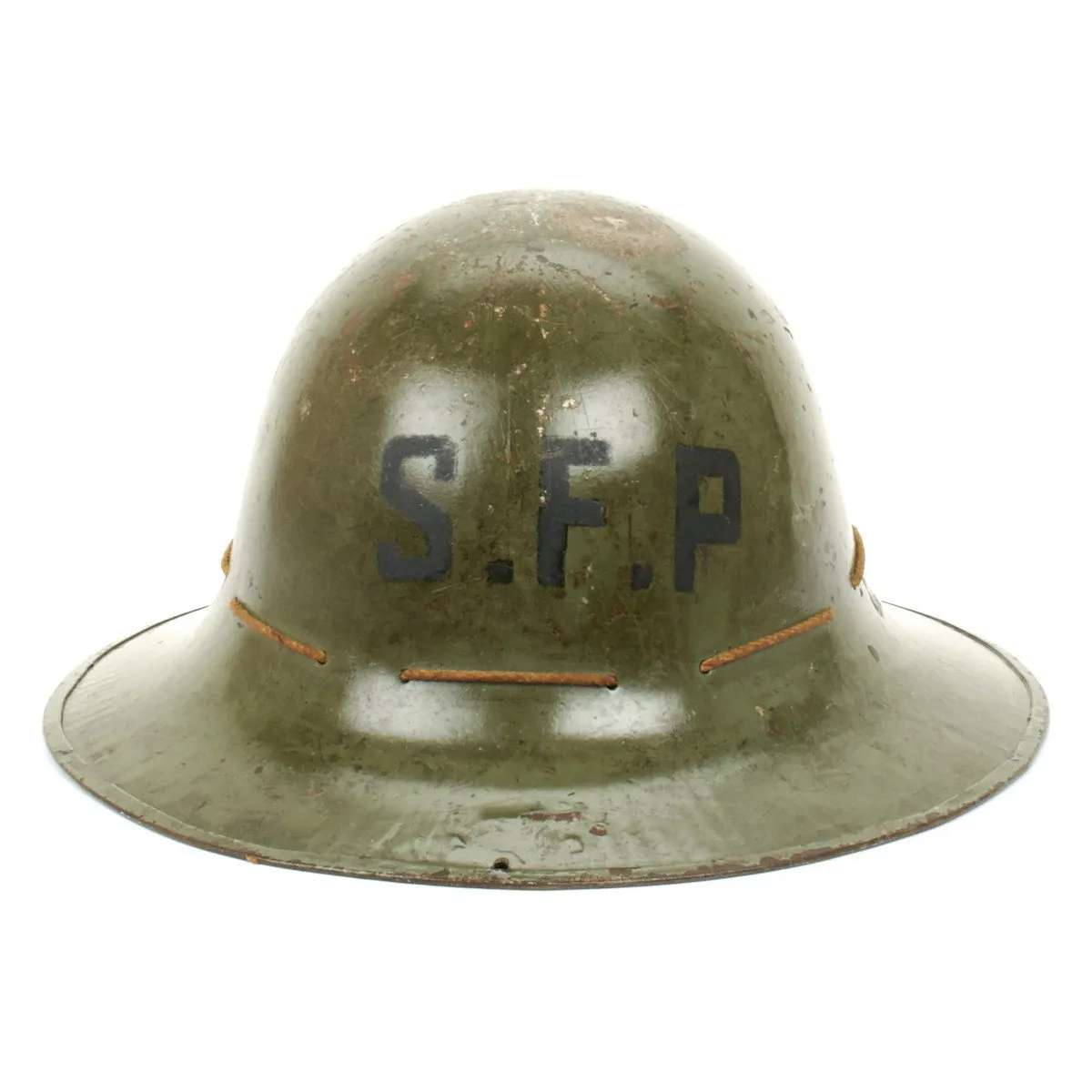 Original British WWII SFP Zuckerman Helmet - Dated June 1941