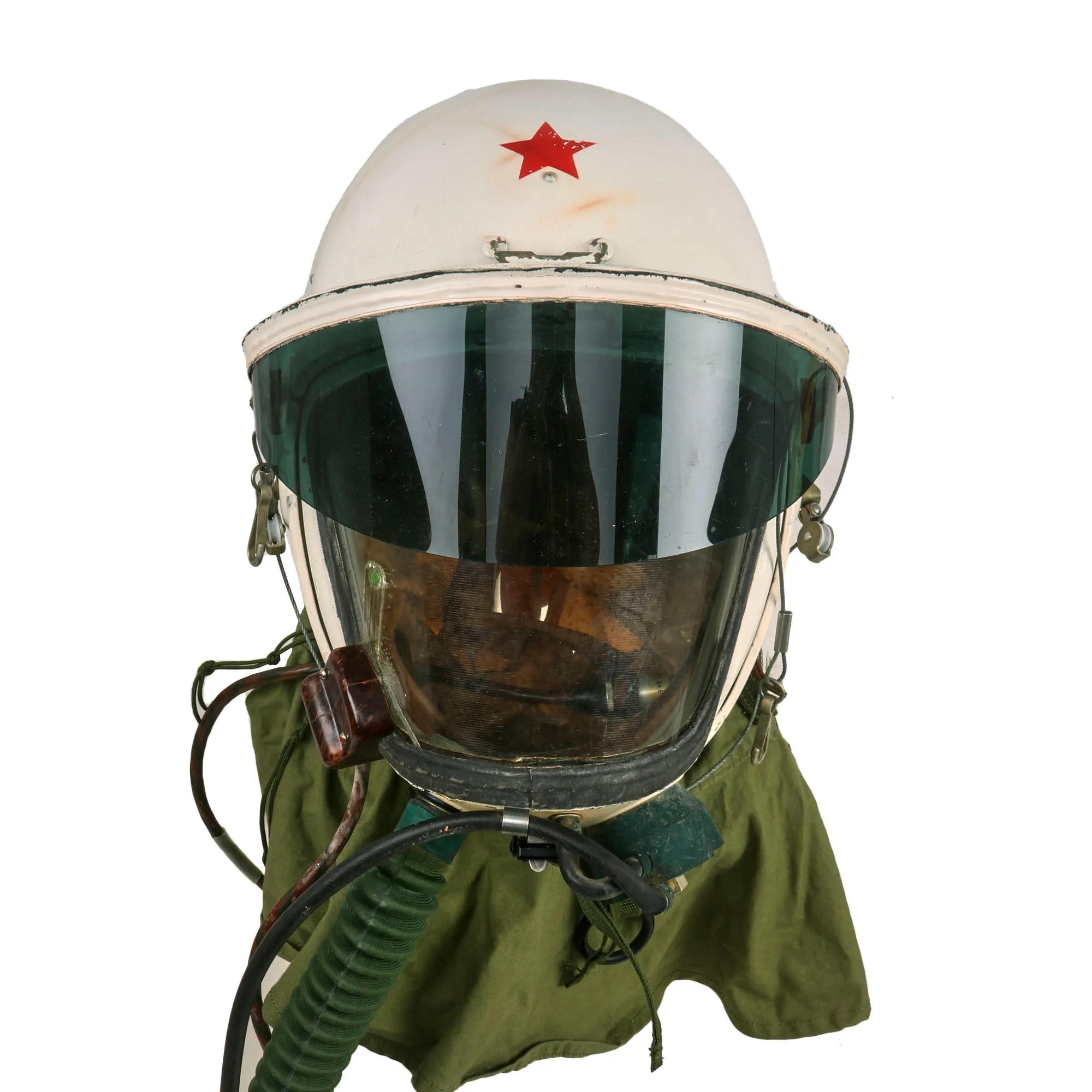 Original Chinese Air Force Cold War TK-1 High Altitude Flight Helmet Set in Original Crate