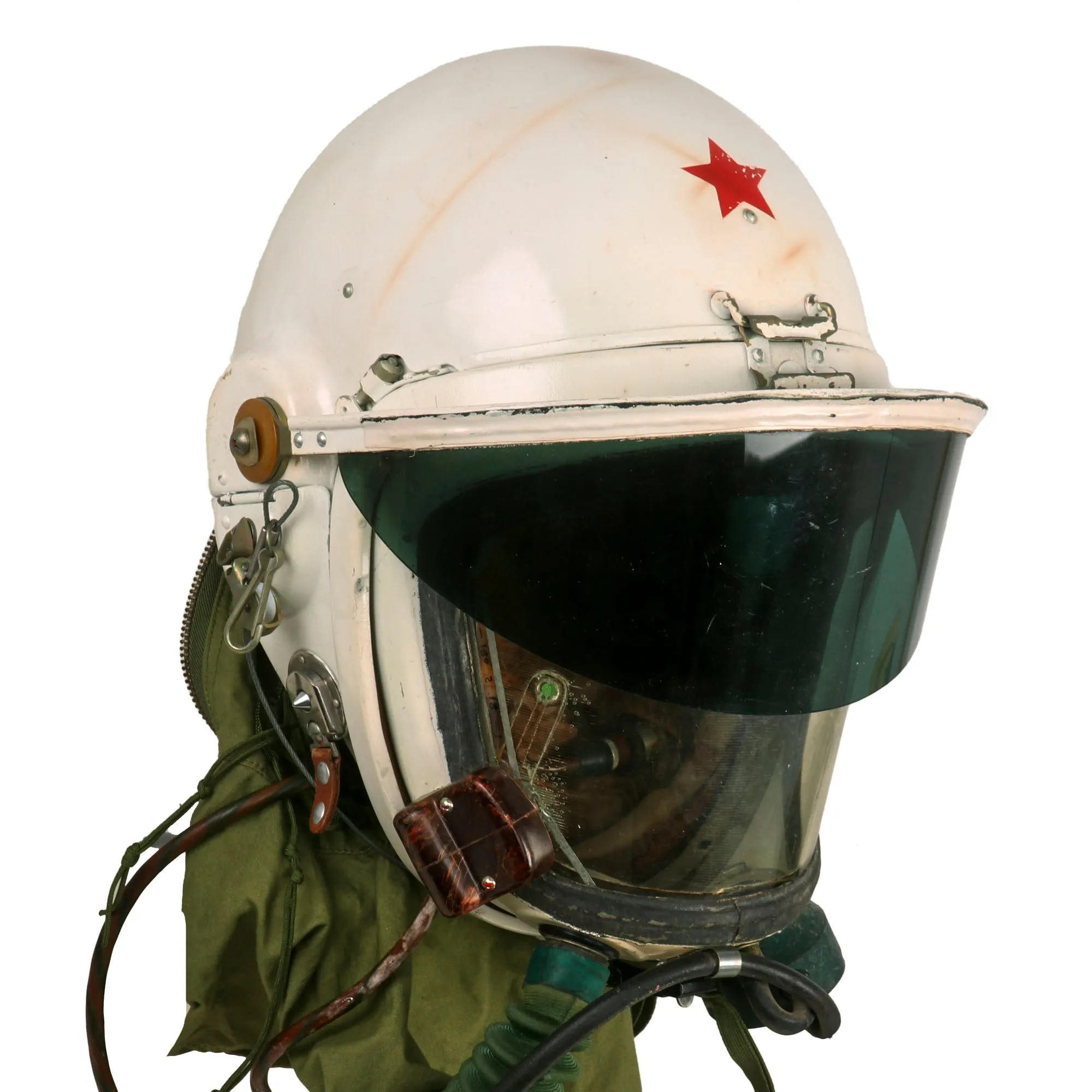Original Chinese Air Force Cold War TK-1 High Altitude Flight Helmet Set in Original Crate